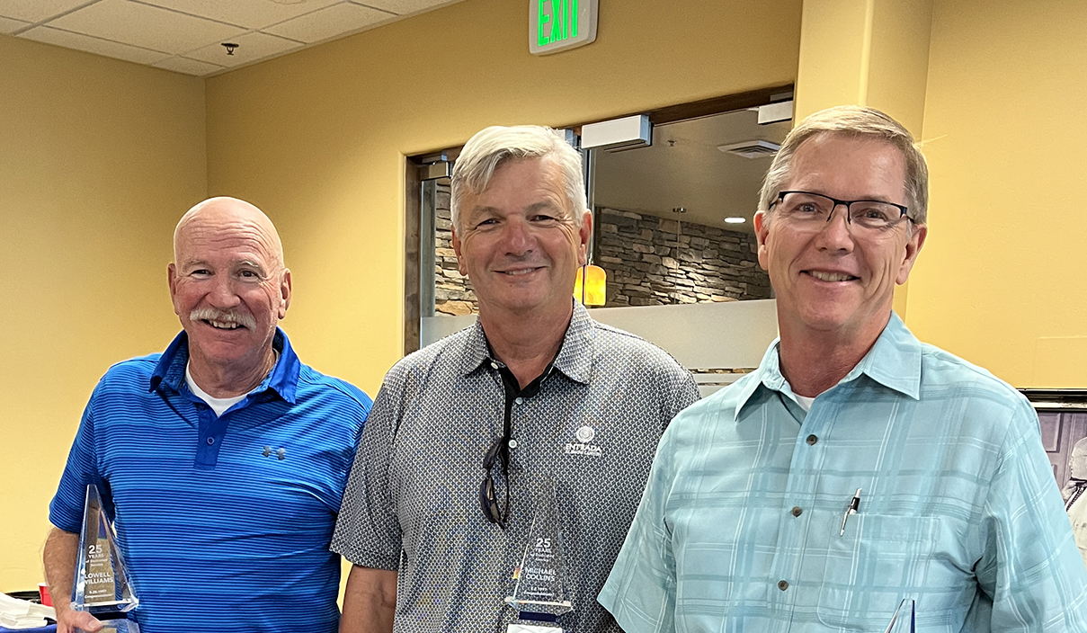 Happy 25th Work Anniversary, Mike, Craig, and Lowell! - Bowen Collins &  Associates